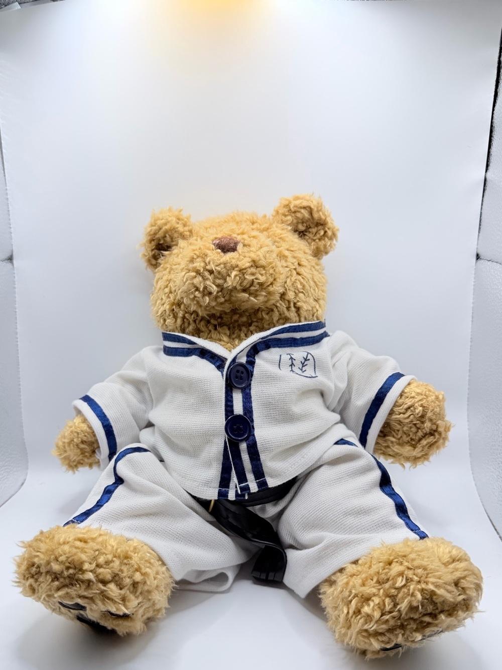 Vintage 1997 Build-A-Bear Workshop Plush Teddy Bear - Retired Baseball Uniform - Picture 4 of 9
